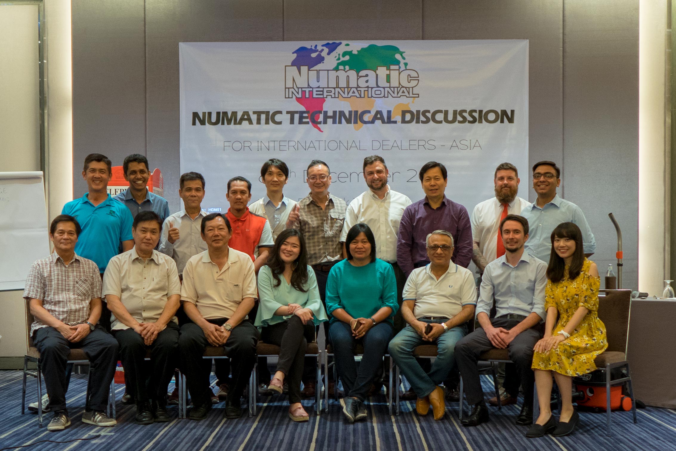 งานสัมมนาด้านเทคนิคของ Numatic กับตัวแทนจำหน่ายใน Asia