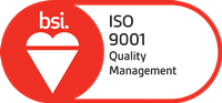 BSI Assurance Mark ISO 9001 Red 200