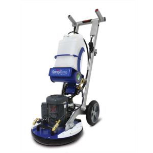 Orbot SprayBorg เครื่องขัดพื้นเอนกประสงค์ระบบสั่นวงกลม ORBOT SPRAYBORG FLOOR SCRUBBER 17", 1,725 RPM ใช้ขัดพื้นได้ทุกชนิด ทุกประเภท ไม่ทำให้พื้นผิวเสียหาย สึกหรอ เพราะใช้ระบบสั่น